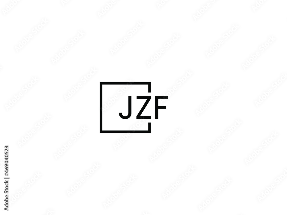 JZF letter initial logo design vector illustration JZF letter initial logo design vector illustration