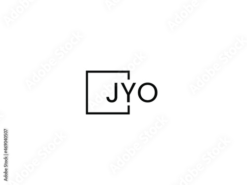 JYO letter initial logo design vector illustration