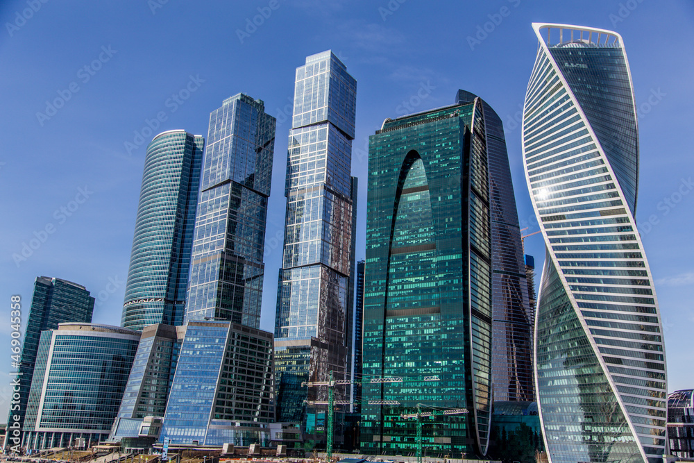 Obraz premium Moscow skyscrapers