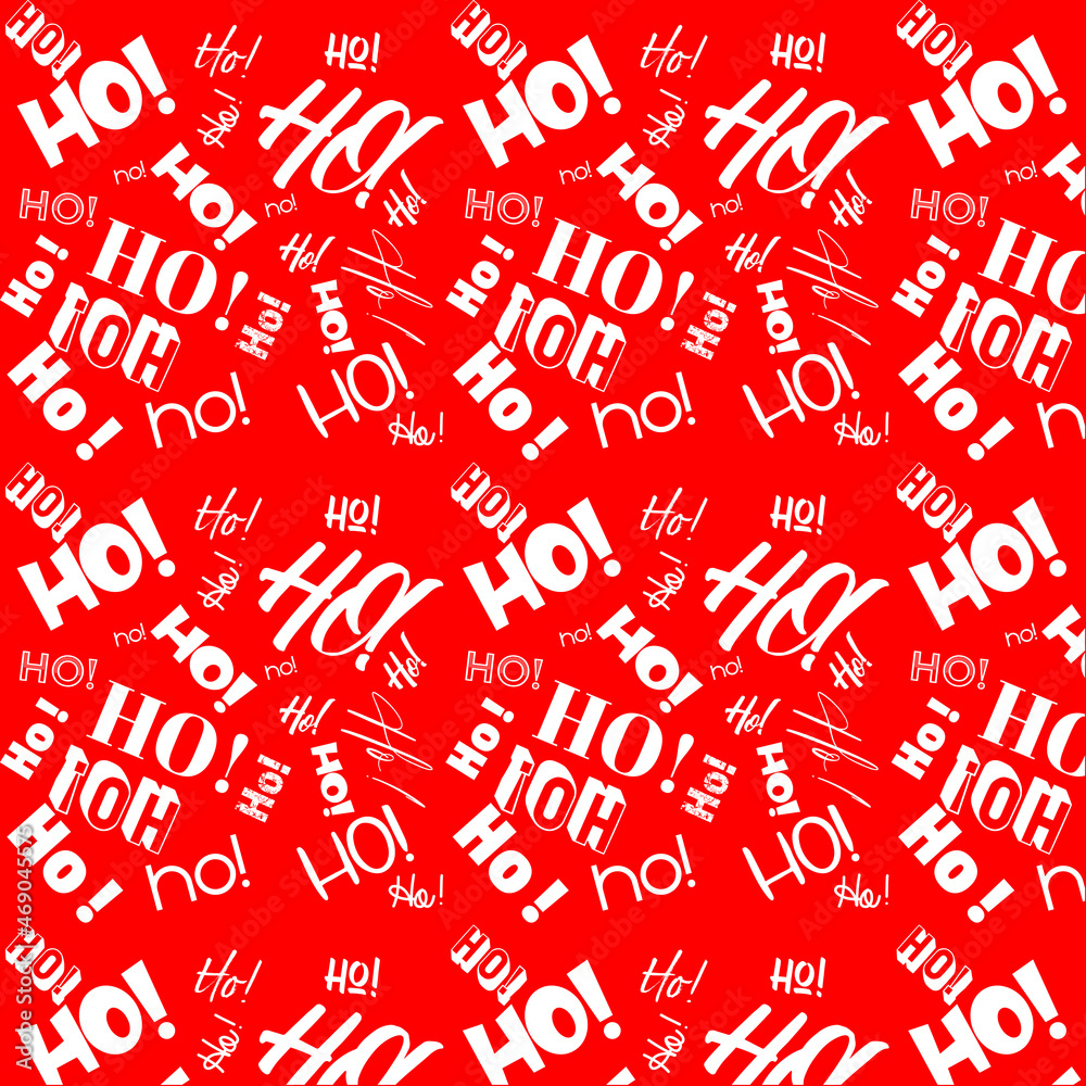 HO! HO! HO! handwritten seamless repeteing vector pattern - festive christmas holiday design for wrapping paper, cards, banners and posters etc. - Editable vector EPS HO! HO! HO! handwritten seamless repeteing vector pattern - festive christmas holiday design for wrapping paper, cards, banners and posters etc. - Editable vector EPS