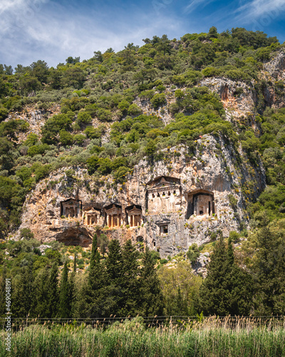 View to the ruins of ancient Kaunos