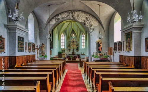 Inside Immendorf Church Lower Austria