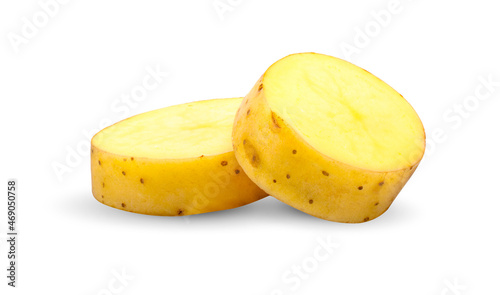 Potato isolated on white backgroun