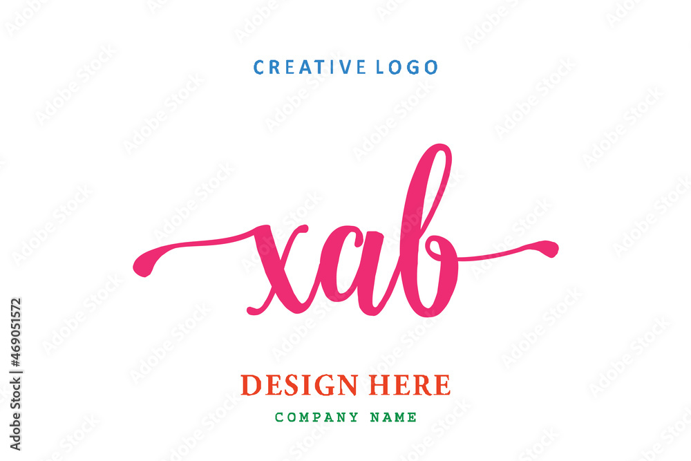 XAB lettering logo is simple, easy to understand and authoritative XAB lettering logo is simple, easy to understand and authoritative