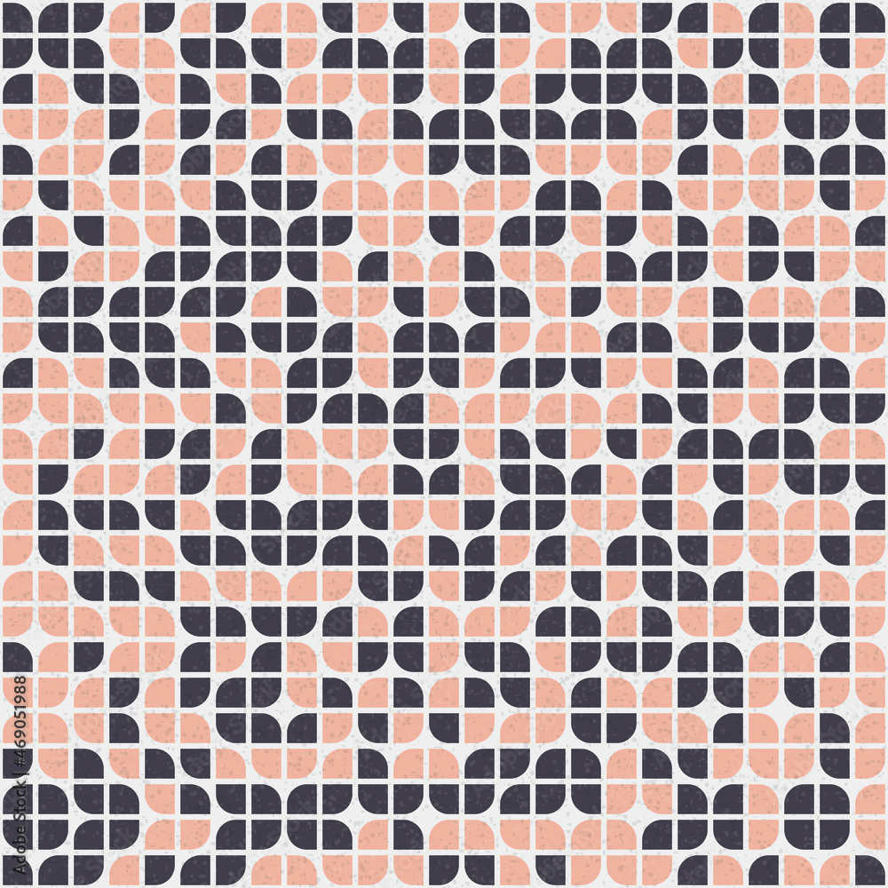 Fototapeta premium Abstract Geometric Pattern generative computational art illustration