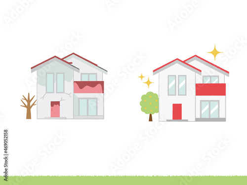 リフォーム・外壁塗装のビフォーアフター【くまさんシリーズ】