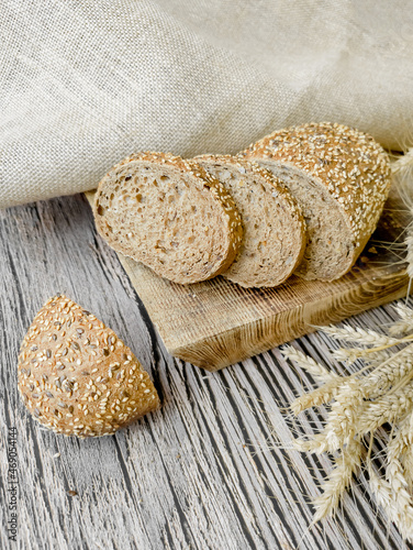 whole grain, yeast-free bread