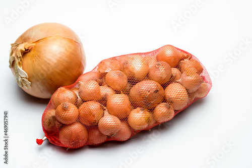 Bolsa de mini cebollitas, cebollitas perla y cebolla