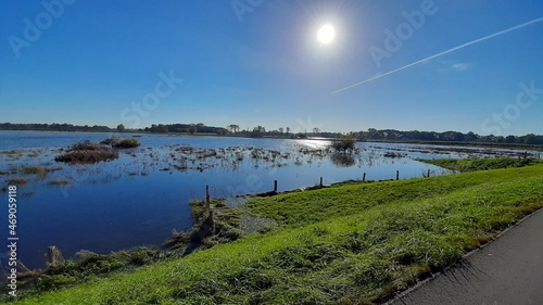 landscape with lake