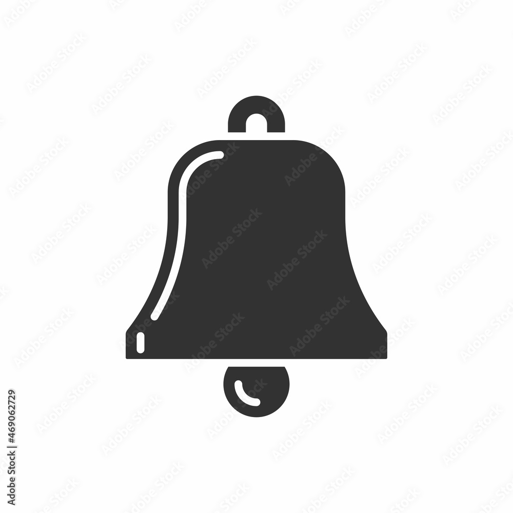 Bell icon design template illustration vector Bell icon design template illustration vector