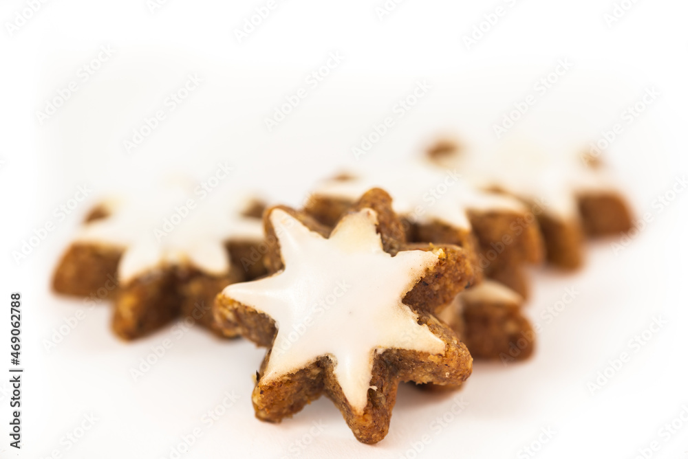 Makro Zimtsterne für Weihnachten Makro Zimtsterne für Weihnachten