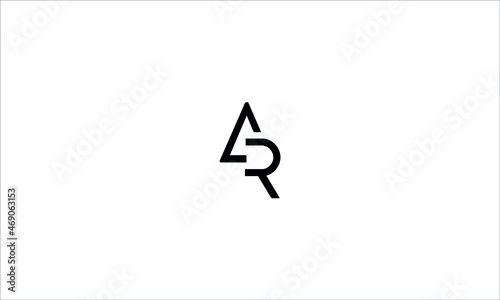 AR, RA Abstract Letters Logo Monogram