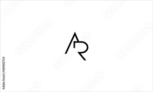 AR, RA Abstract Letters Logo Monogram