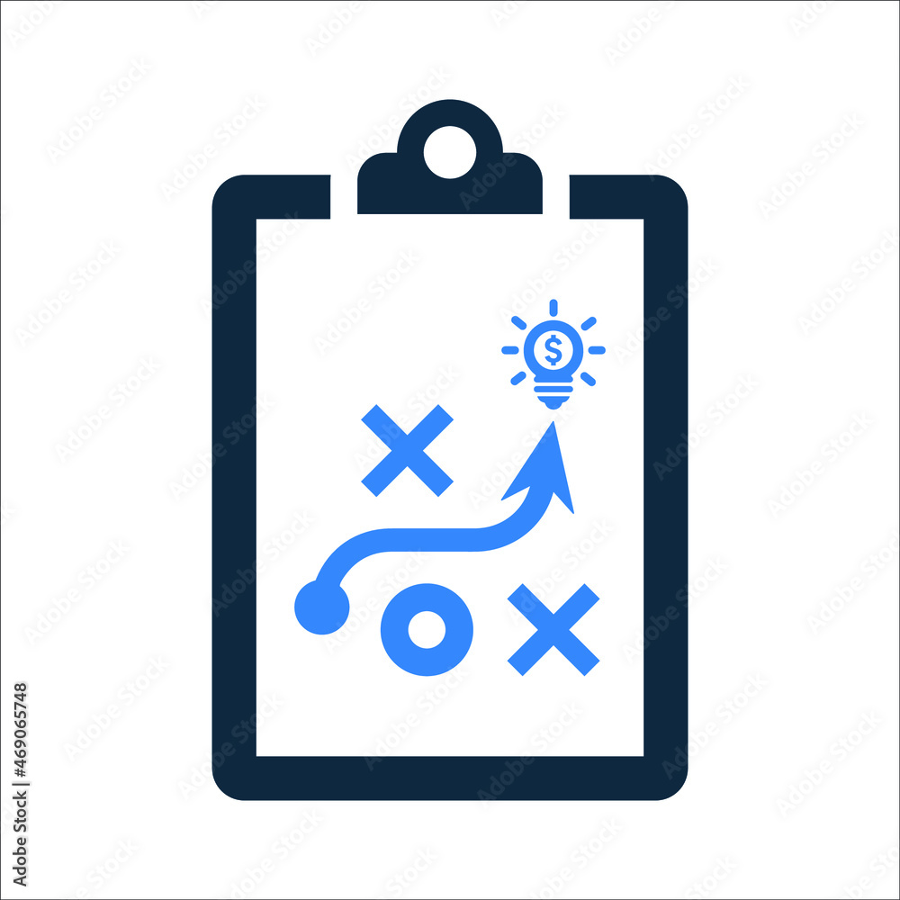 Business plan icon. Simple editable vector design isolated on a white background. Business plan icon. Simple editable vector design isolated on a white background.