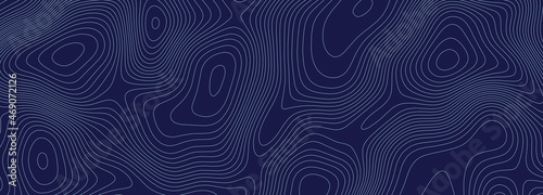 Topographic map. Geographic mountain relief. Abstract lines background. Contour maps. Vector illustration.