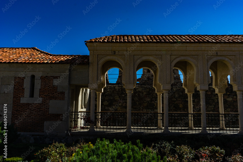 Architecture of medieval castle Rabati