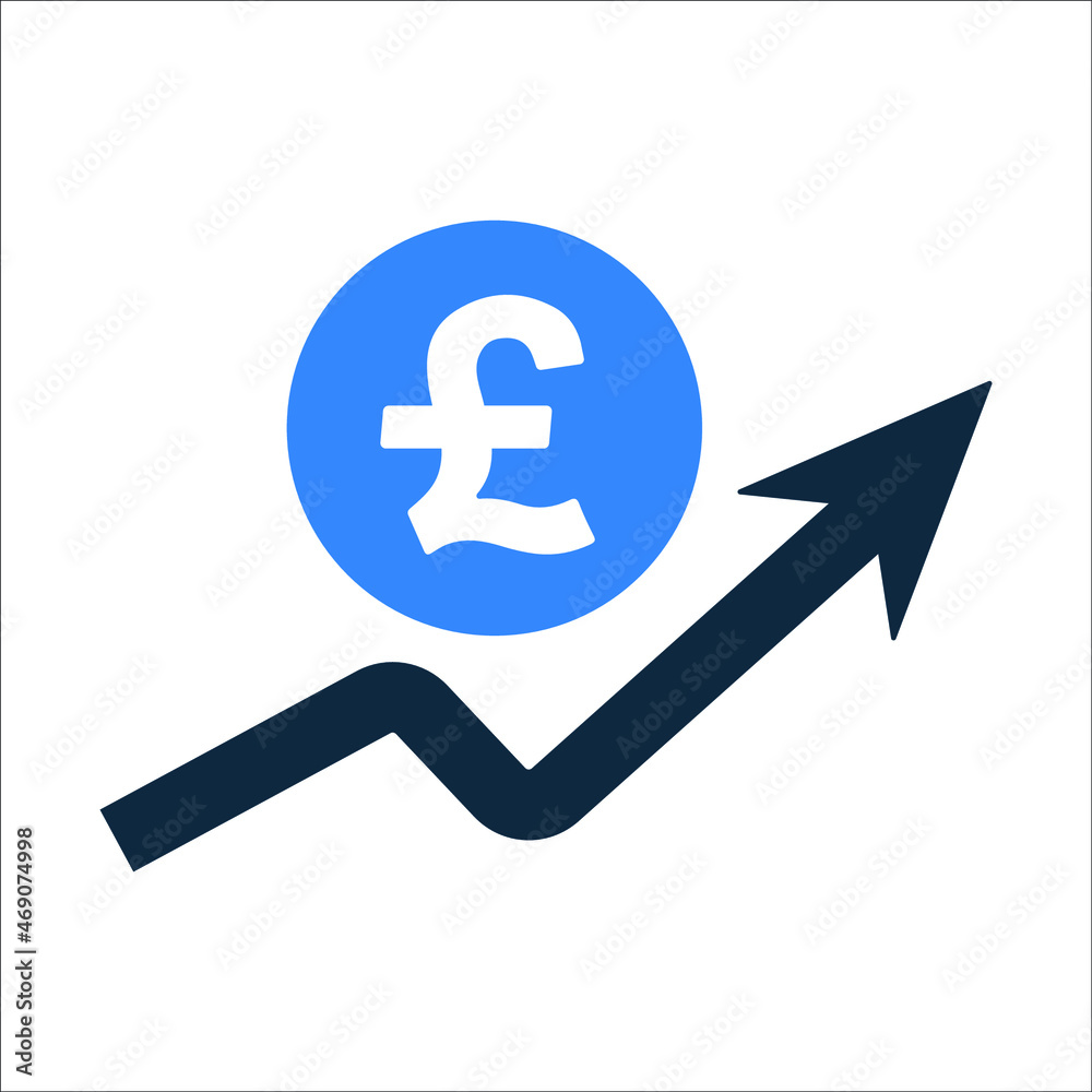 Fototapeta premium Currency rate, money icon. Simple editable vector design isolated on a white background.