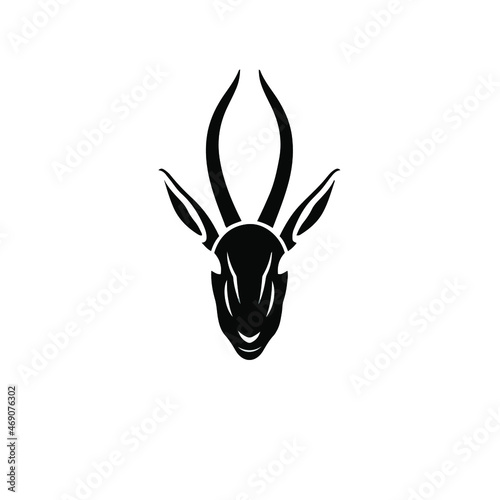 Impala Symbol Logo. Tattoo Design. Stencil Vector Illustration