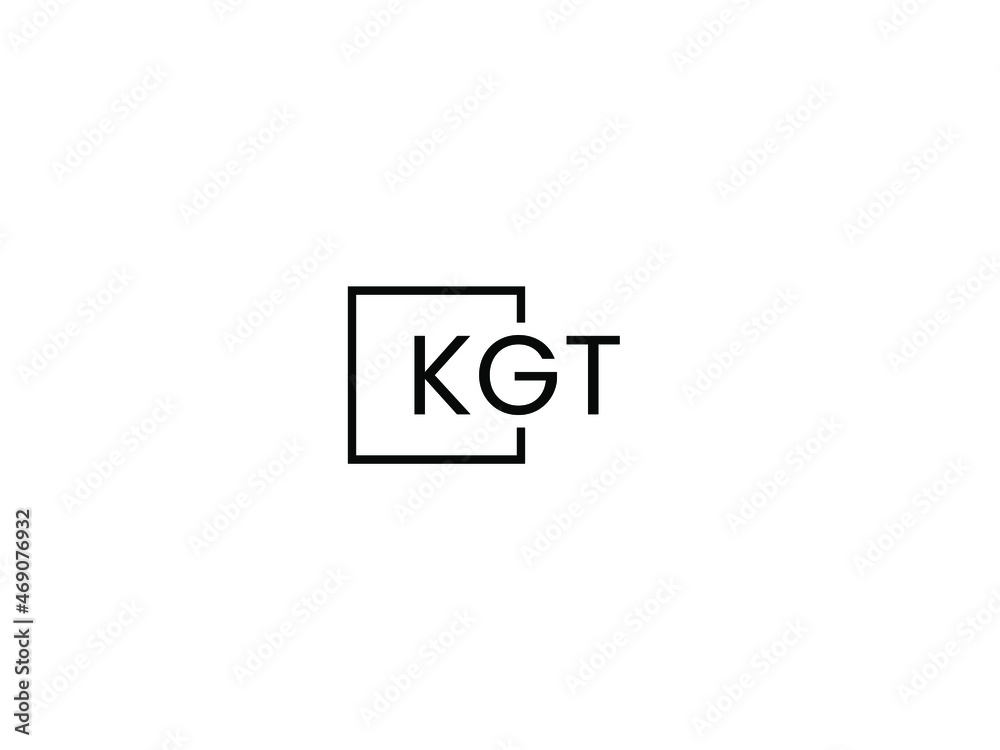 KGT letter initial logo design vector illustration KGT letter initial logo design vector illustration