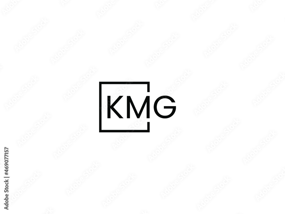 KMG letter initial logo design vector illustration KMG letter initial logo design vector illustration