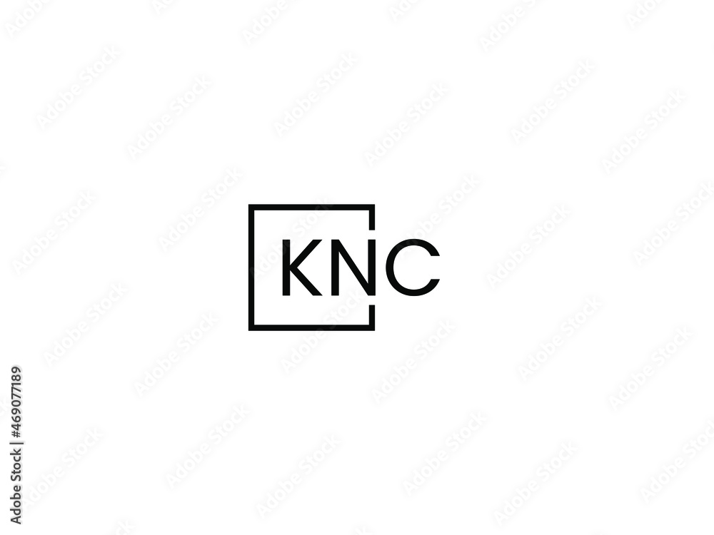 KNC letter initial logo design vector illustration KNC letter initial logo design vector illustration