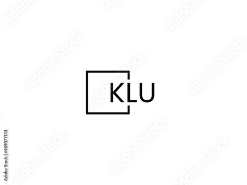 KLU letter initial logo design vector illustration