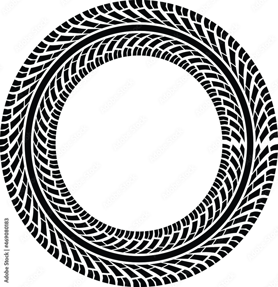 motorcycle tire track. bicycle mark prints. Tire tread marks, wheel