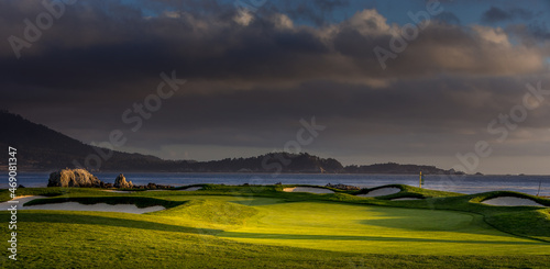 coastline golf course in California