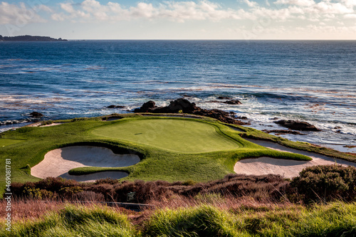 coastline golf course in California photo