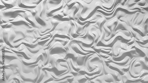 Fototapeta Naklejka Na Ścianę i Meble -  White Silk Fabric for Drapery Abstract Background