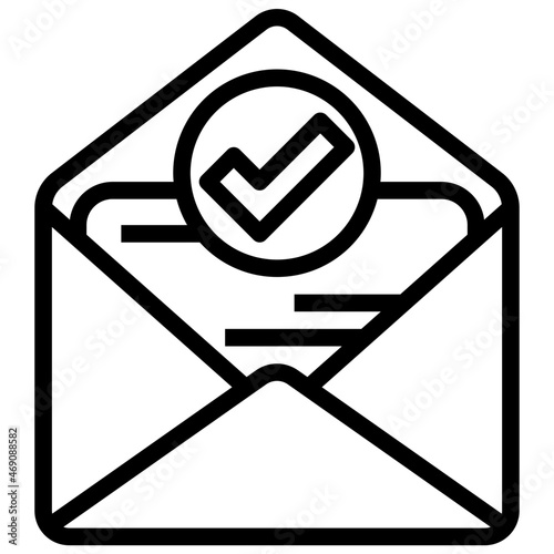 CONFIRM EMAIL line icon