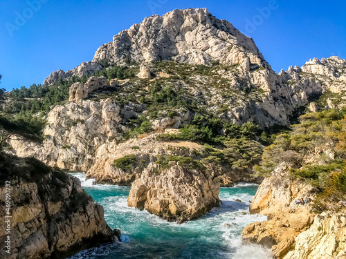 Calanques, creeks of marseille