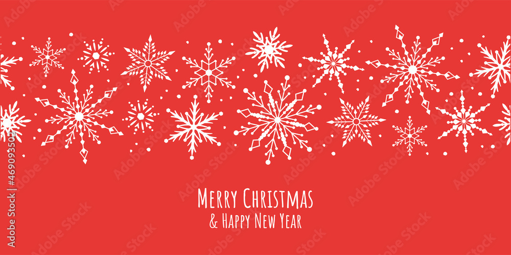 Holidays cards with Christmas motif, snowflakes, gold ornament snow frames and  isolated background. Winter vector set templates