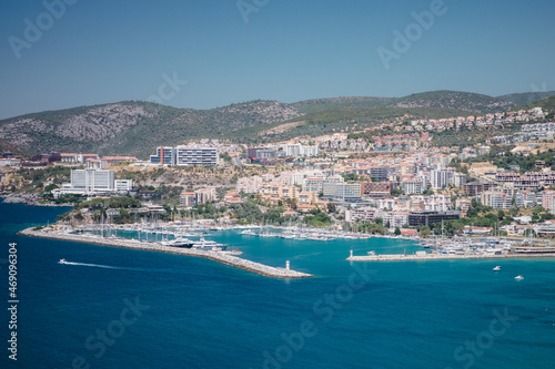 Panorama of the resort town of Kusadasi in Turkey. City and port view © Alexey Oblov