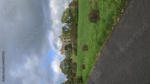 The remains of Raphoe castle in County Donegal - Ireland photo