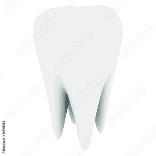 Tooth. Human tooth drawing. Vector illustration eps-10