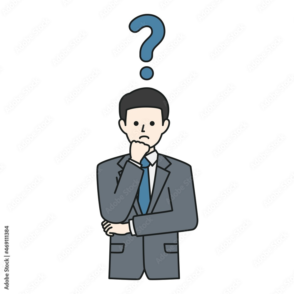 考えるビジネスパーソン