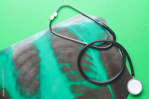 Medical stethoscope and x-r...