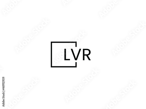LVR letter initial logo design vector illustration
