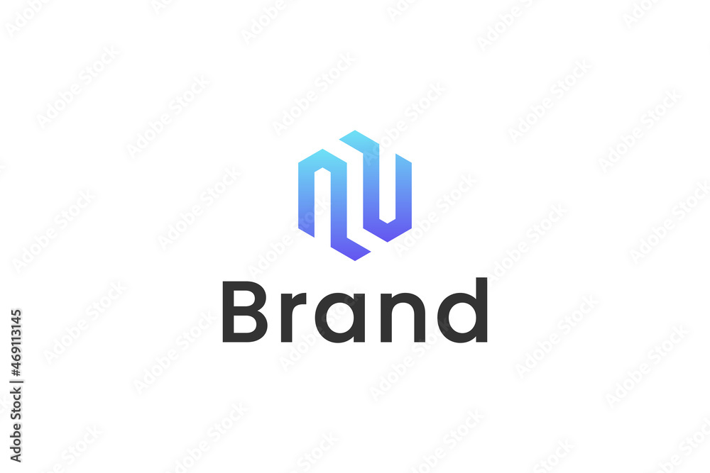 Letter N with hexagon Monogram Modern Logo Template Vector.
Letter N with hexagon Monogram Modern Logo Template Vector.