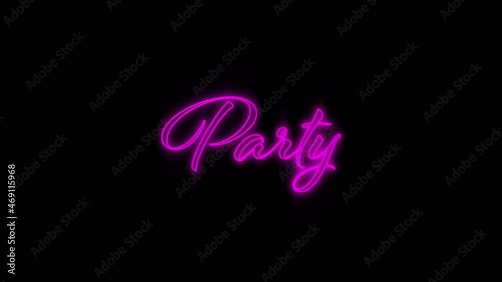 Animation of coffee text in flickering pink neon on black background Animation of coffee text in flickering pink neon on black background