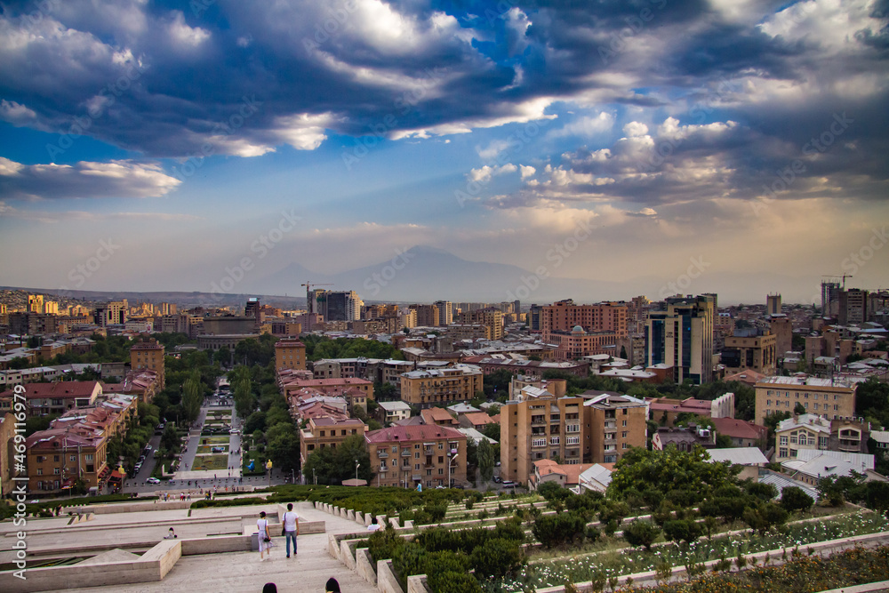 view of the city Yerevan