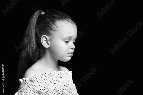 Black and white portrait of...