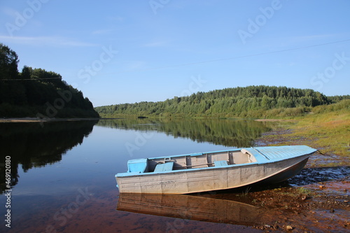 boats on the lake