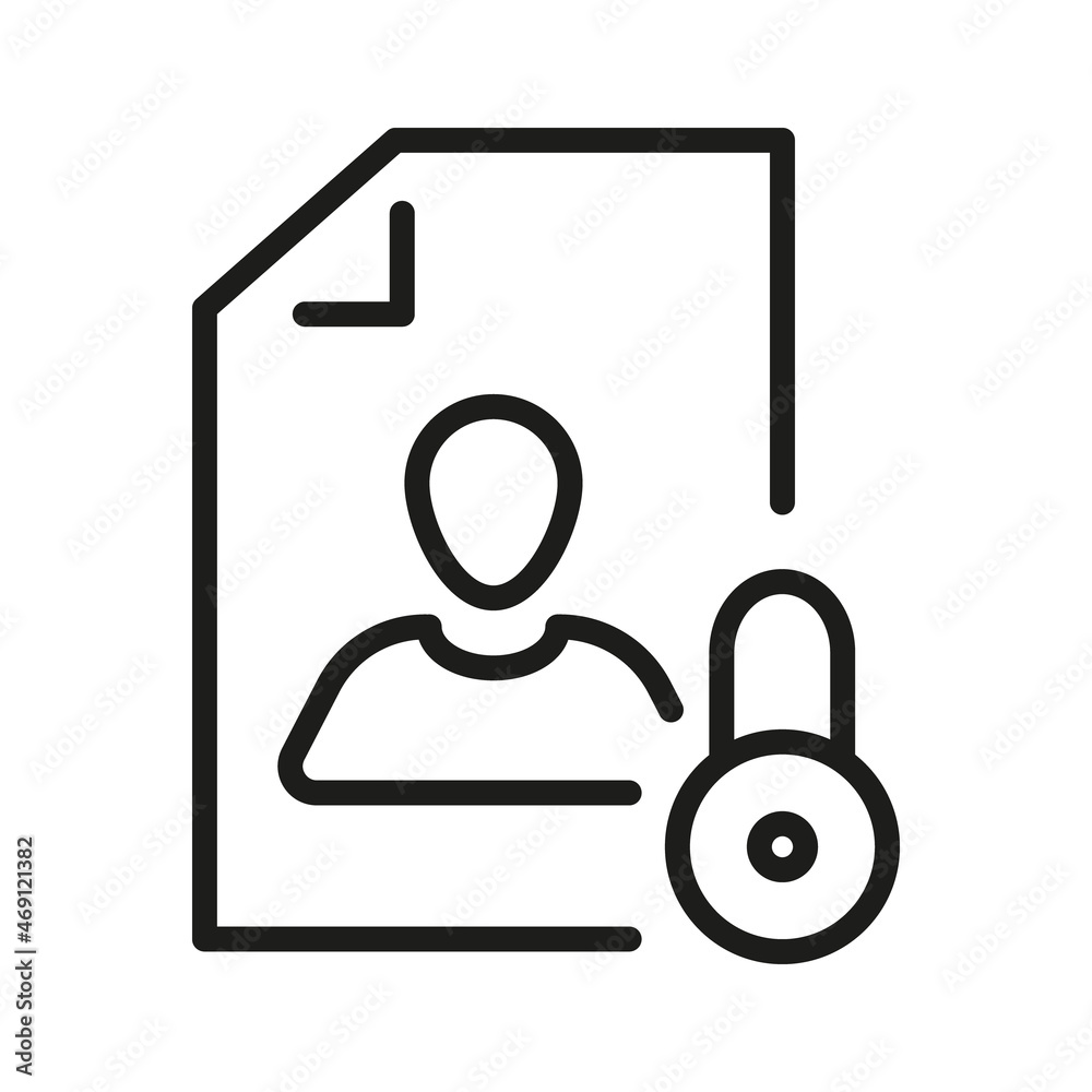 Document Outline Vector Icon. Illustration Of A Stroke Vector On A White Background. From App And Website Document Outline Vector Icon. Illustration Of A Stroke Vector On A White Background. From App And Website