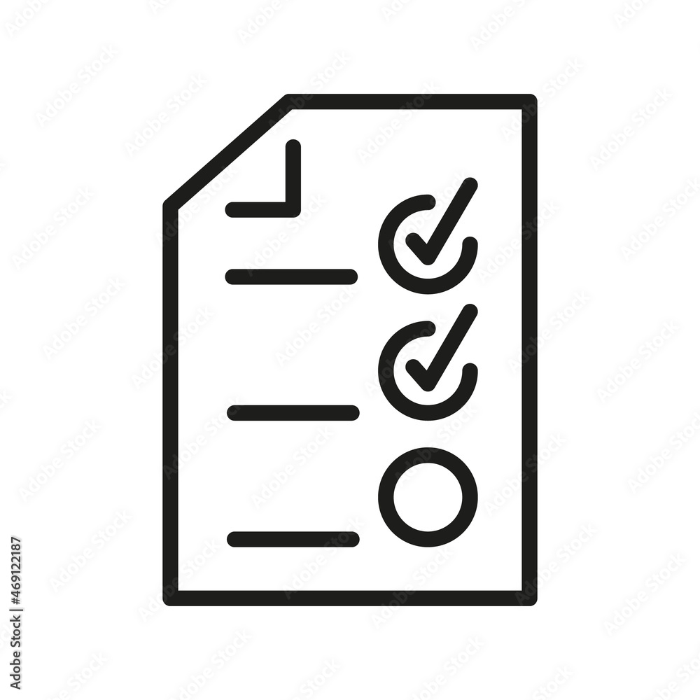 Document Outline Vector Icon. Illustration Of A Stroke Vector On A White Background. From App And Website Document Outline Vector Icon. Illustration Of A Stroke Vector On A White Background. From App And Website