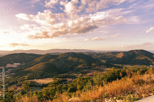 Sunset in the Mountains