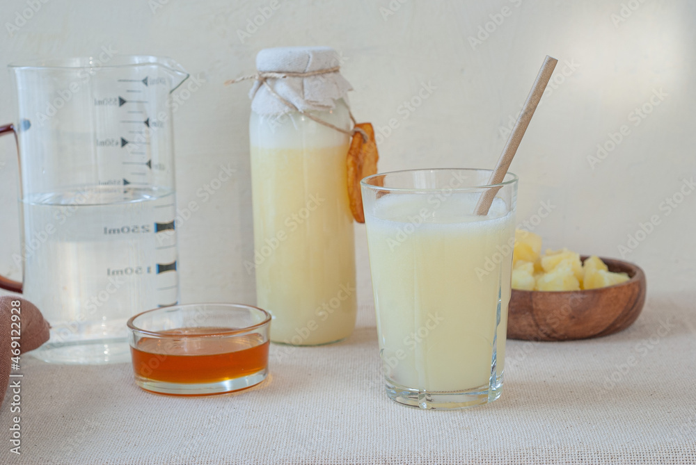 Vegetarian potato milk. organic and allergen free Vegetarian potato milk. organic and allergen free