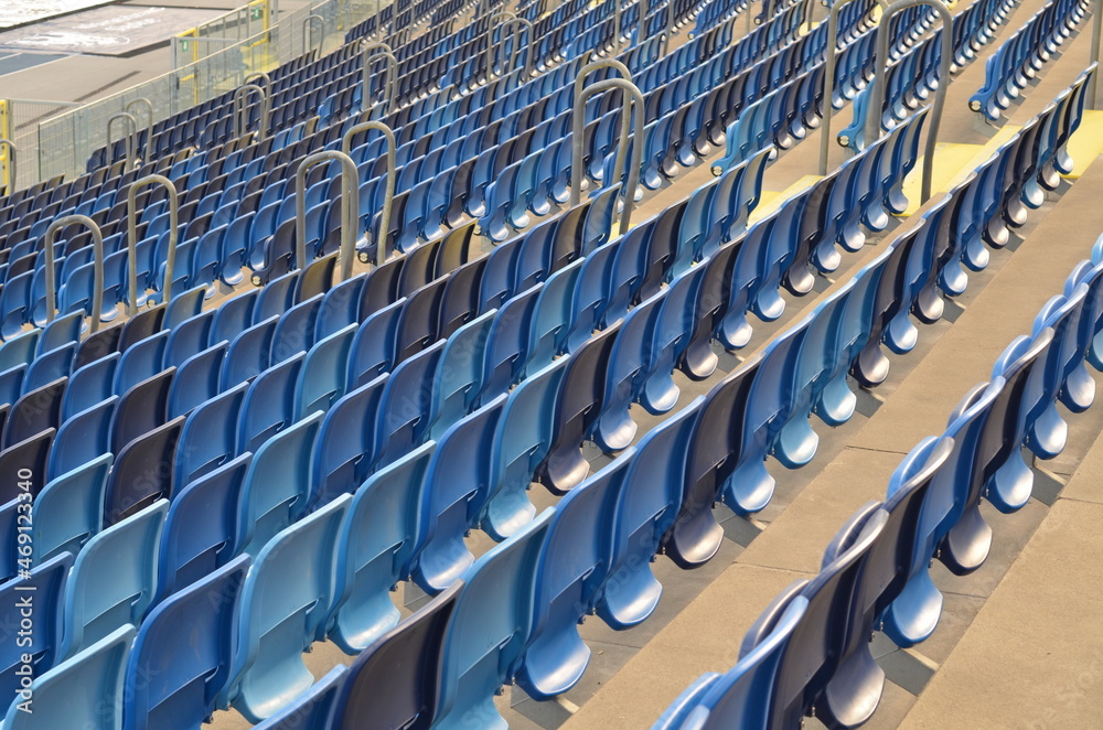 Fototapeta premium the empty football stadium playground