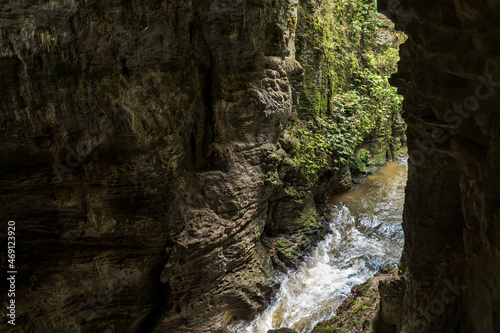 Cave Tunnel, Ruakuri Bush and Scenic Reserve, Waitomo, New Zealand